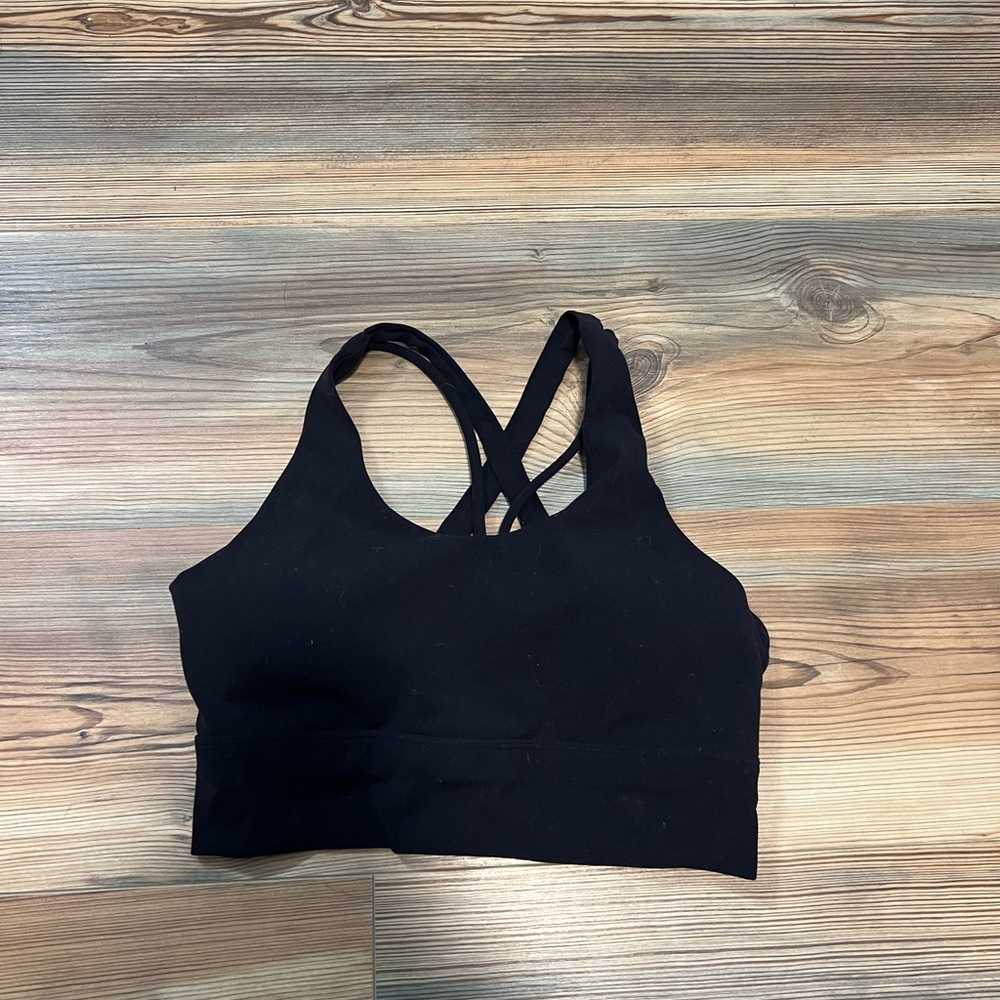 Curves N Combatboots sports bra - Black
